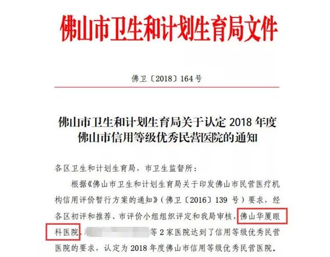 2018年度佛山市民营医疗机构信用等级评价中 佛山6686在线登录官网入口-6686(中国)获评为为“ 单位”.jpg